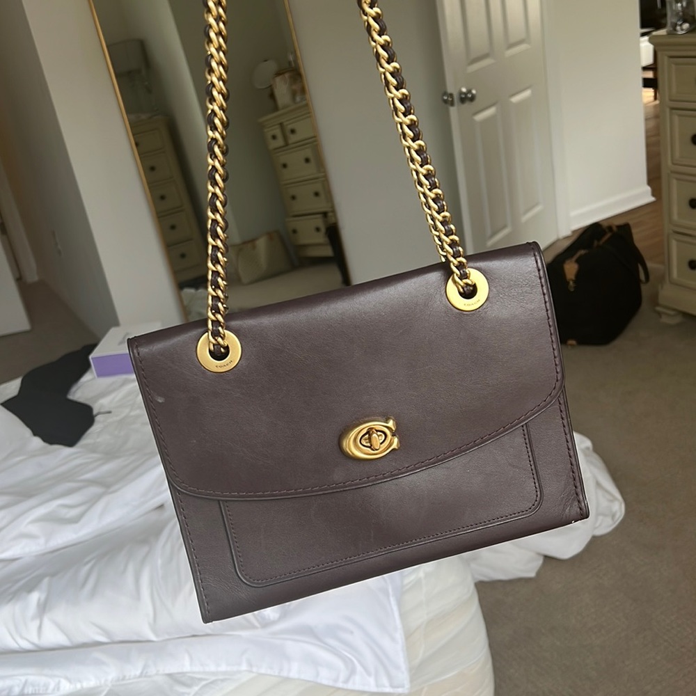 Coach Parker Bag in Refined Calf Leather
